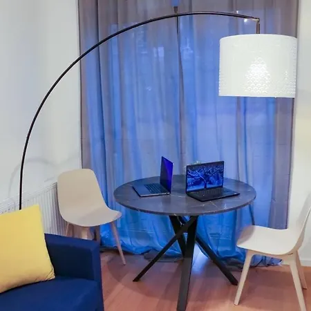 Blue And Yellow Joy Apartment *